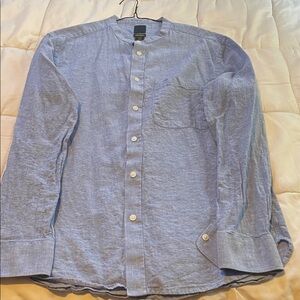 H&M Light Blue Casual Button Down Shirt